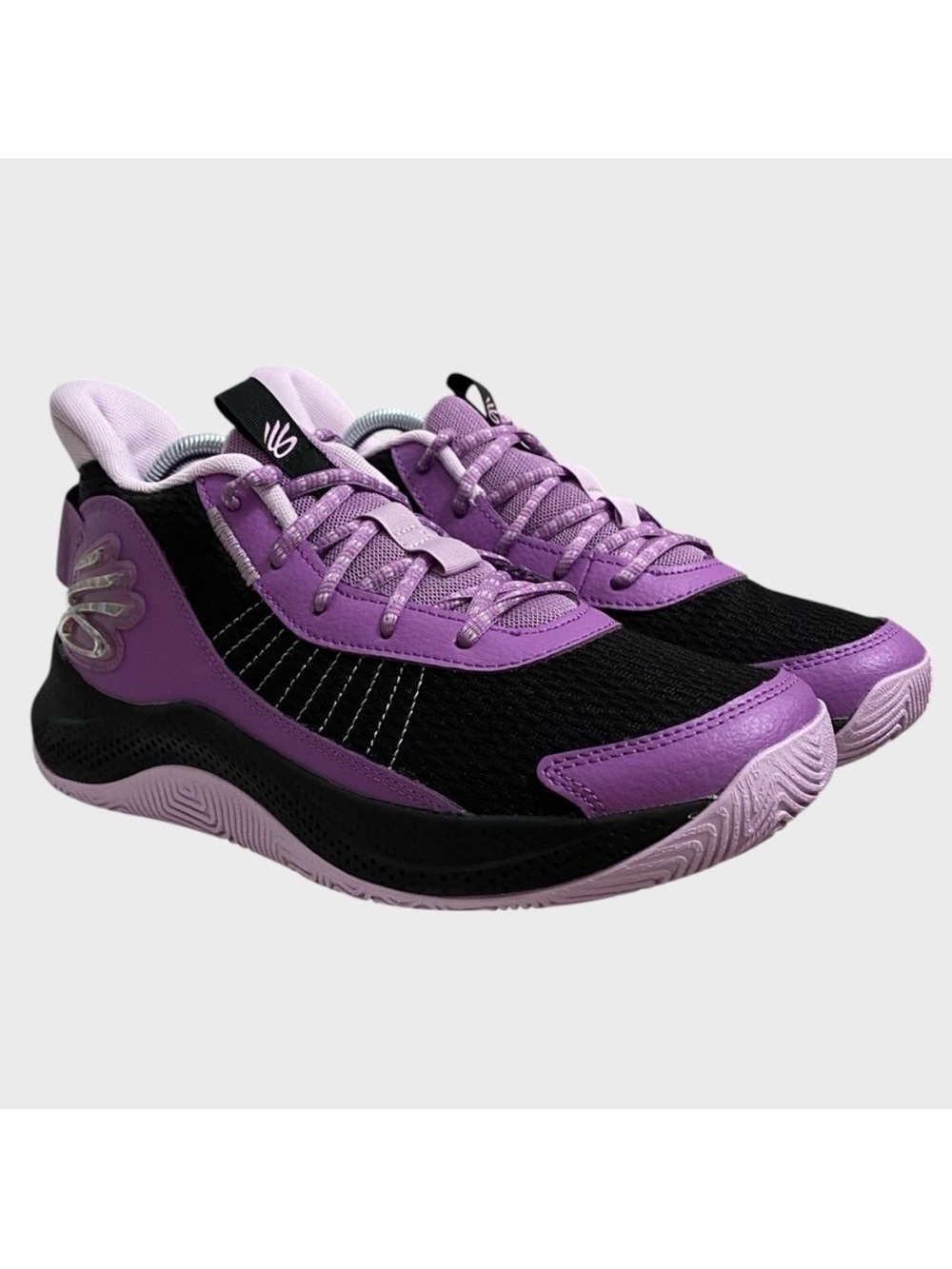 NWB Under Armour Curry 3Z7 Basketball Shoes Size Men 9/Women 10.5 Purple Violet